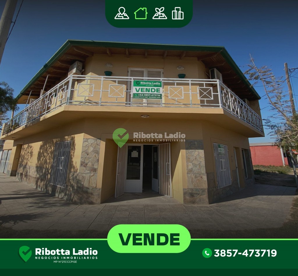 PROPIEDAD MULTIFUNCIONAL EN ESQUINA - DOS CASAS + DOS LOCALES COMERCIALES
