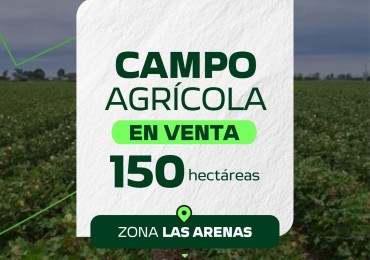 CAMPO AGRICOLA 150 HAS - ZONA LAS ARENAS. SGO DEL ESTERO