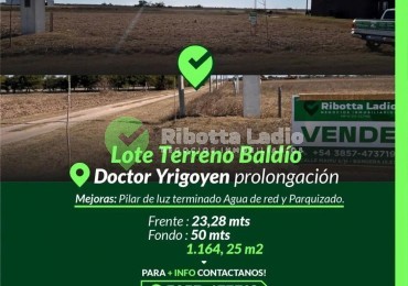 Lote terreno baldio con mejoras 